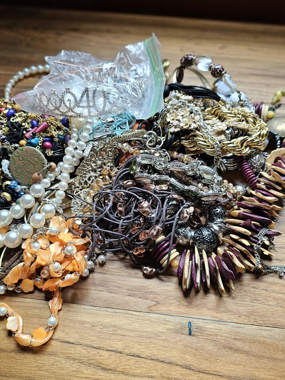 Craft Broken Jewelry 4 Pound Lot For Crafting Upcycling Art